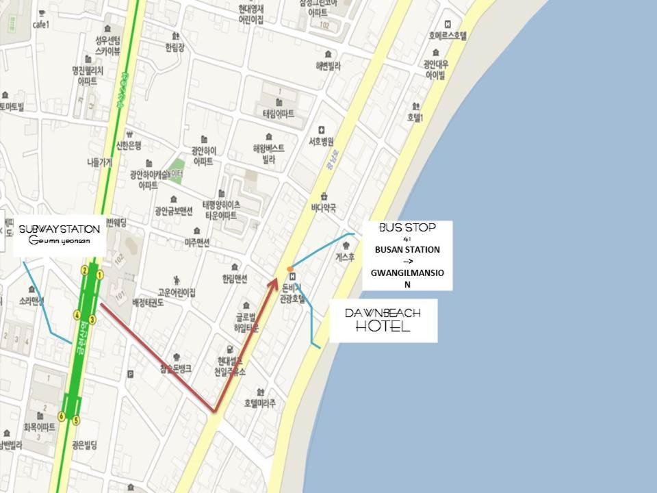 Dawn Beach Hotel Busan Ngoại thất bức ảnh